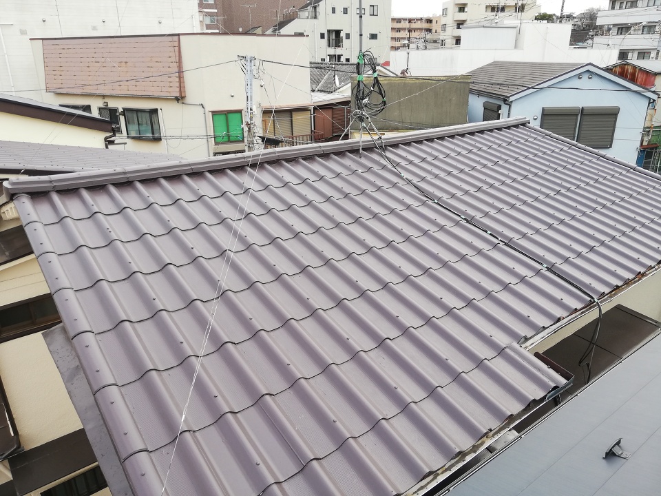 横浜市中区屋根塗装工事の費用